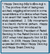 What's a happy dance?